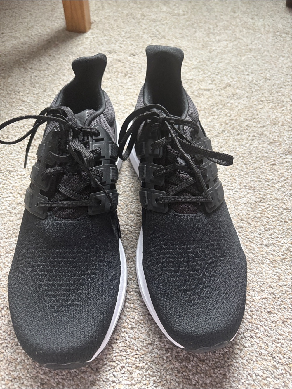 adidas U Bounce DNA Men's Running Shoes - Black/White, Size 11